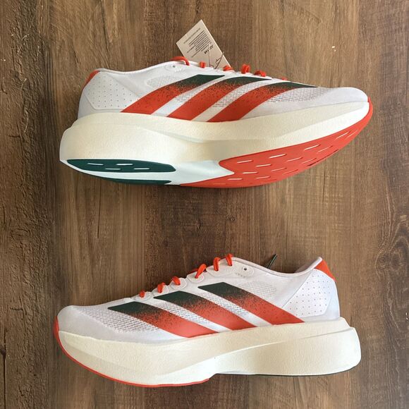 Adidas Adizero EVO SL Miami Hurricanes Men Size 10 Running Shoes JQ2148 main image 4